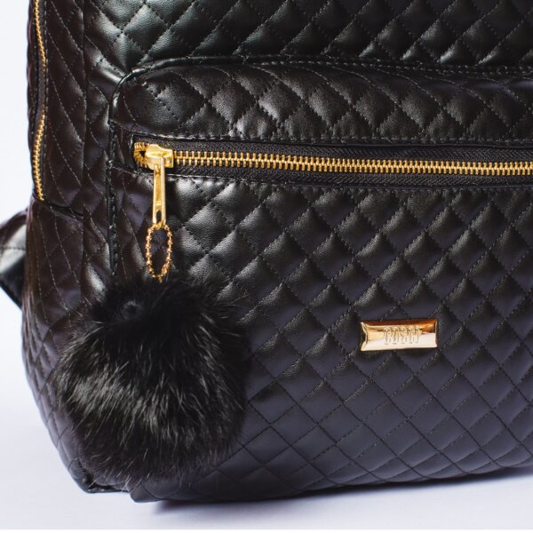Mochila Feminina Angel Matelassê Couro