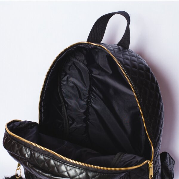 Mochila Feminina Angel Matelassê Couro