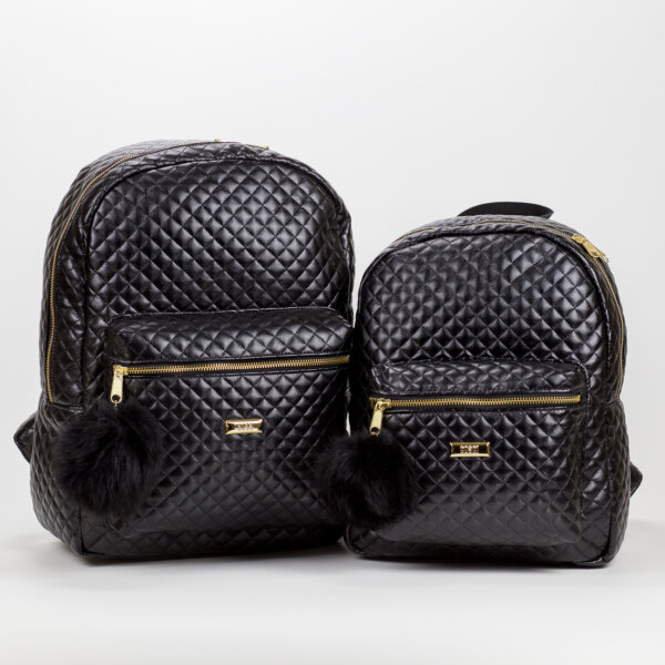 Mochila Feminina Angel Matelassê Couro
