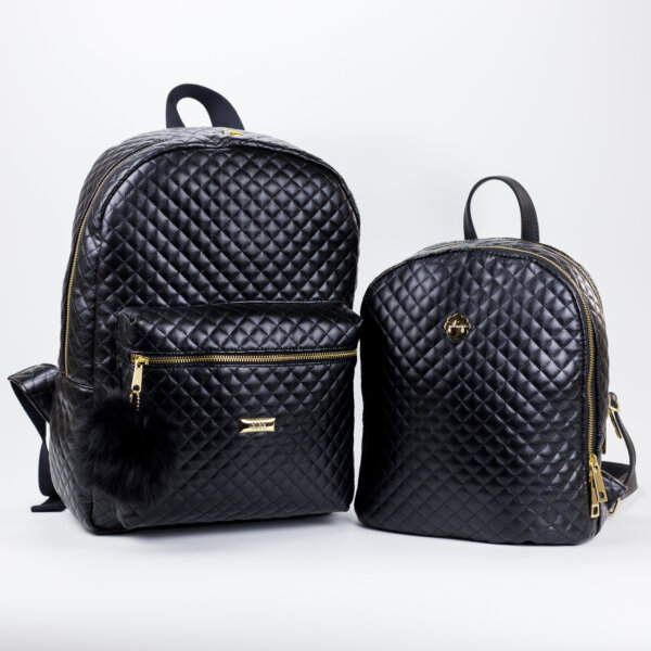 Mochila Feminina Matelassê Couro