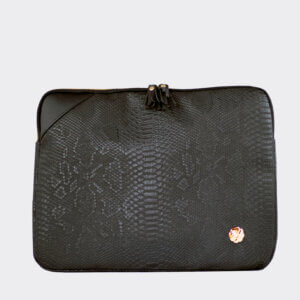 Case Notebook Croco Preta